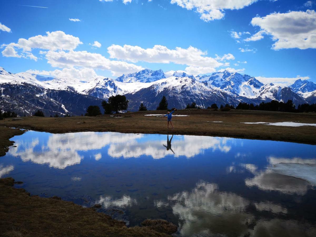 Alliey & Spa Piscine Appart-Hotel Serre Chevalier Le Monêtier-les-Bains エクステリア 写真